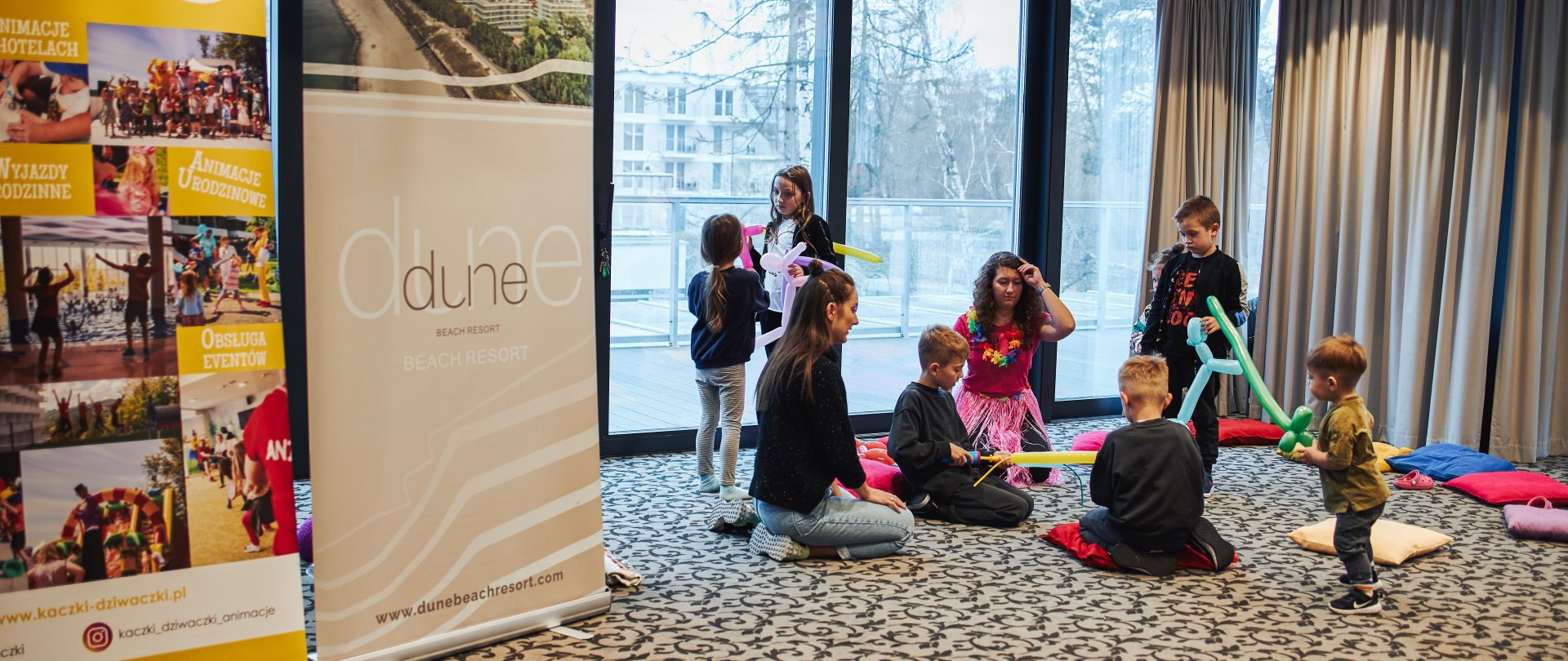 Sommeranimationen im Dune Beach Resort