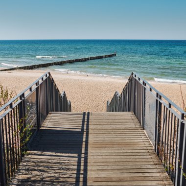 The beach and the sea