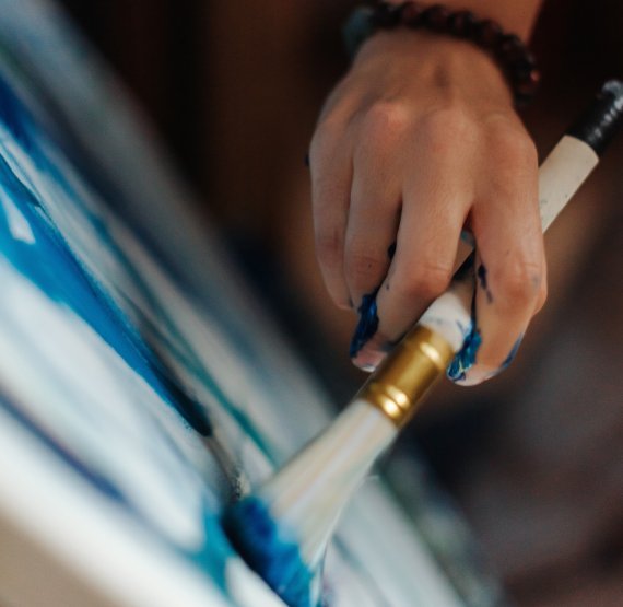 ART & WINE & FOOD - kobiecy wiecz&oacute;r z kolorem (warsztaty malarskie z Jastrzębska Art + kolacja)