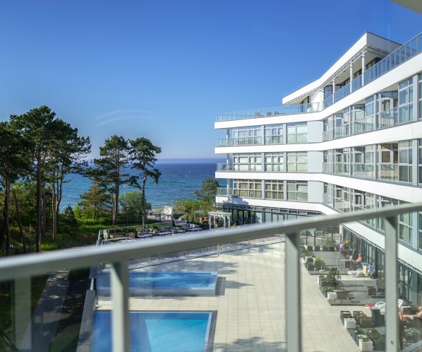 Apartament A312 z dwiema sypialniami z widokiem na morze