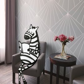 Zebra stripes are unique just like fingerprints ... and new patterns in our rooms.