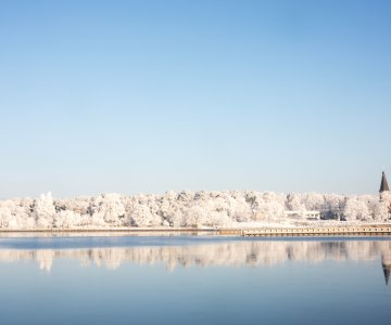 En vinteroas av fred - Sobieszewska Island "utanför säsong"