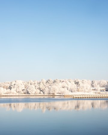 En vinteroase av fred - Sobieszewska Island "utenom sesongen"