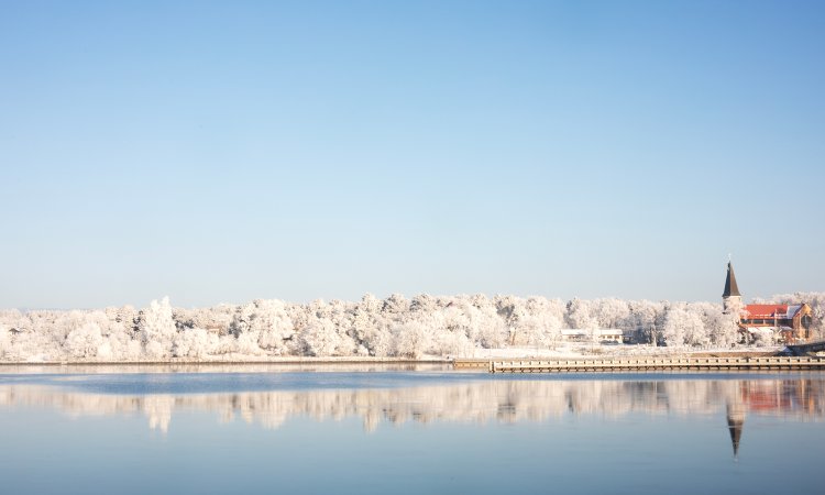 En vinteroas av fred - Sobieszewska Island "utanför säsong"