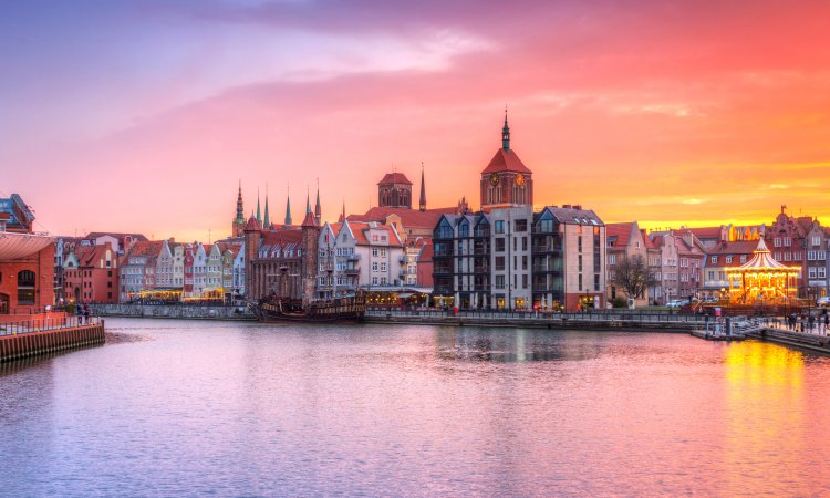 Gdańsk in autumn