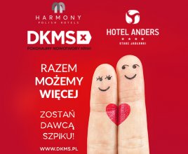 Zostań dawcą szpiku - zarejestruj się w naszym hotelu