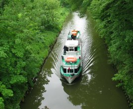 Elbląski Canal connecting Ostróda with Elbląg (one of the waterways connects Stare Jabłonki with Ostróda)