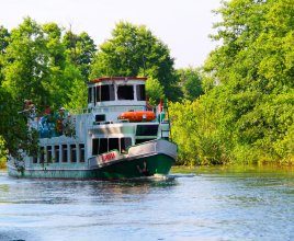 Boat trip on the Szeląg Route - from Stare Jabłonki to Ostróda of from Ostróda to Stare Jabłonki