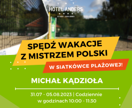 WAKACJE Z MISTRZEM POLSKI W SIATKÓWCE PLAŻOWEJ!