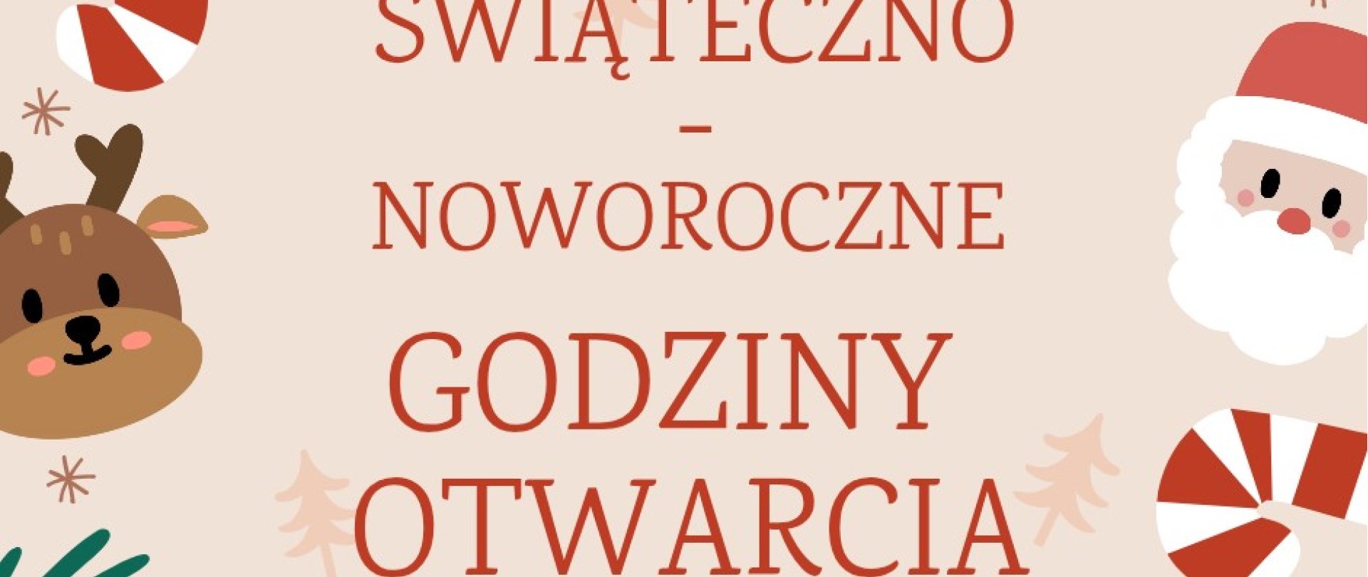 Godziny otwarcia RESTAURACJI ARTÉ oraz SPA ARENA w okresie świąteczno-noworocznym