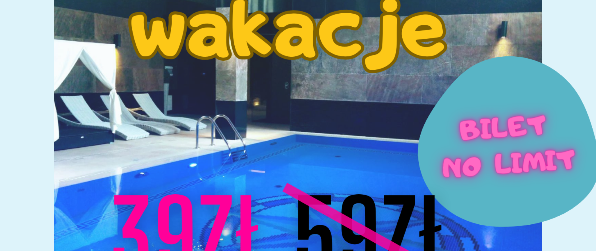 Letnia promocja w SPA ARENA - bilet no limit w super cenie :)