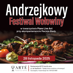 Kolacja Andrzejkowa z muzyką na żywo w ARTÉ food & wine !