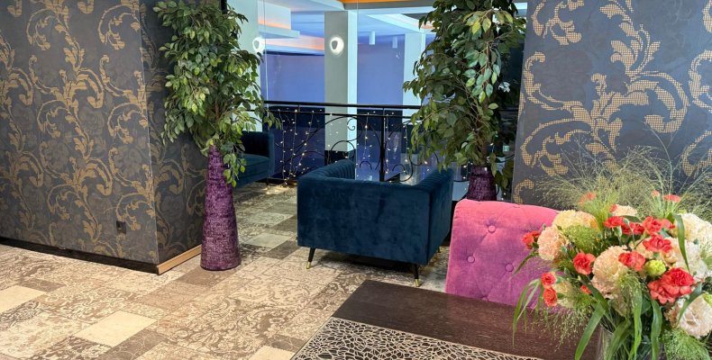 Details von Hochzeitsräumen