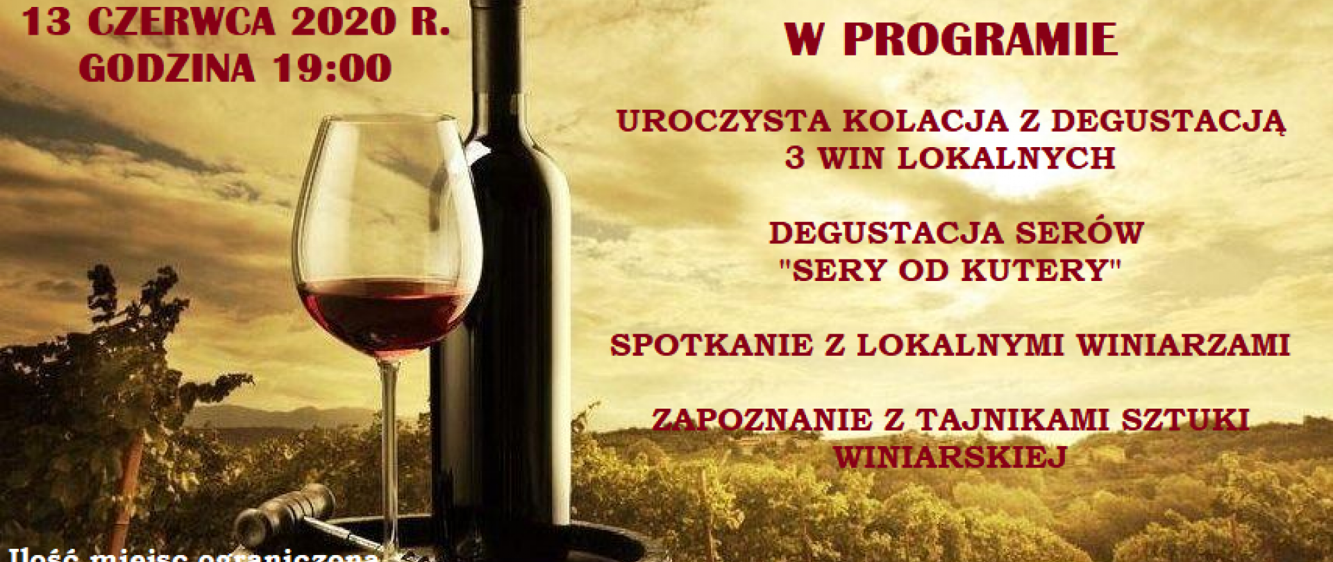 III Edycja Kolacji z Winami i Serami Regionu