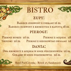 Nowa oferta Bistro Pod Ciżemką 