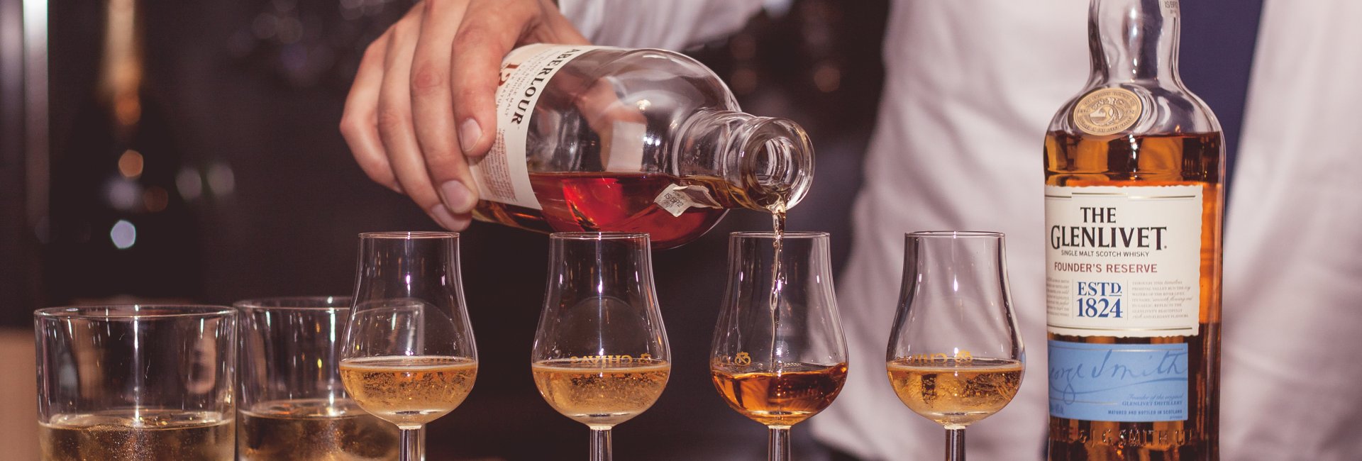 Degustacja wina i whisky