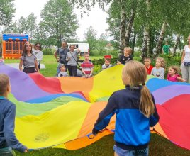 Piknik rodzinny nad Święcajtami