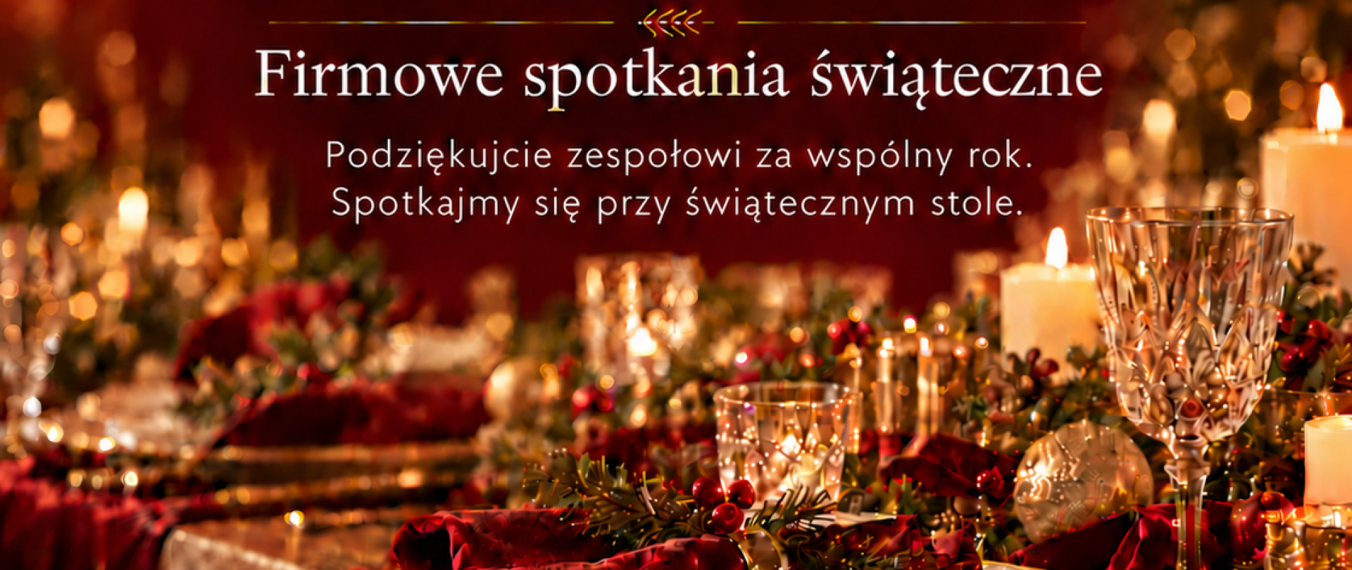 Wigilia firmowa 2026 w Hotelu Piotr i Restauracji Magdalenka