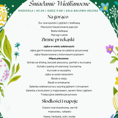 Śniadanie Wielkanocne / Niedziela Wielkanocna / 5.04 / godz. 9:00