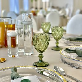 Klara Ballroom - White/Gold/Green