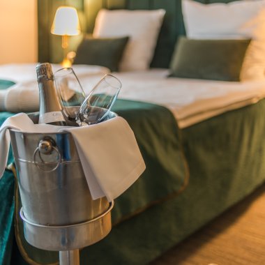 Apartament z kominkiem