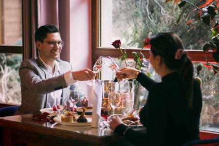 Verlobung mit Blick auf die Liebe