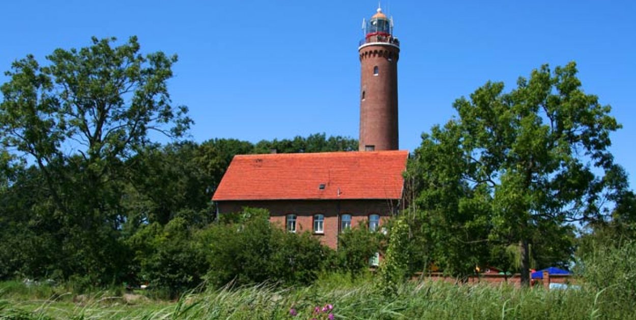 Der Leuchtturm in Gąski