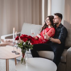 Valentinstag im Molo Park am Meer