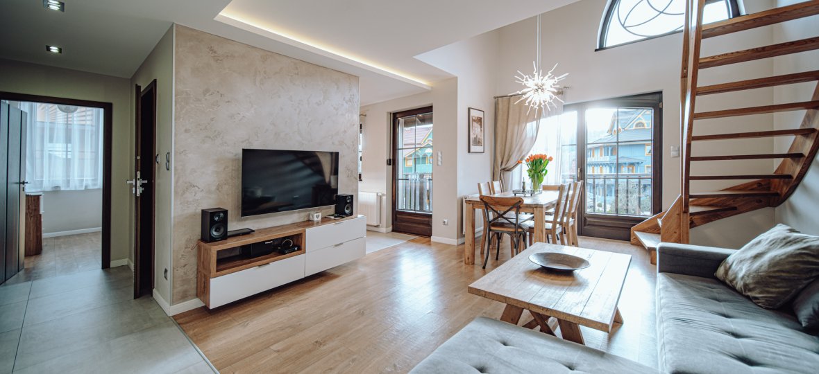 Grand Family Comfort Plus Apartament z 2 sypialniami i 2 salonami oraz balkonem