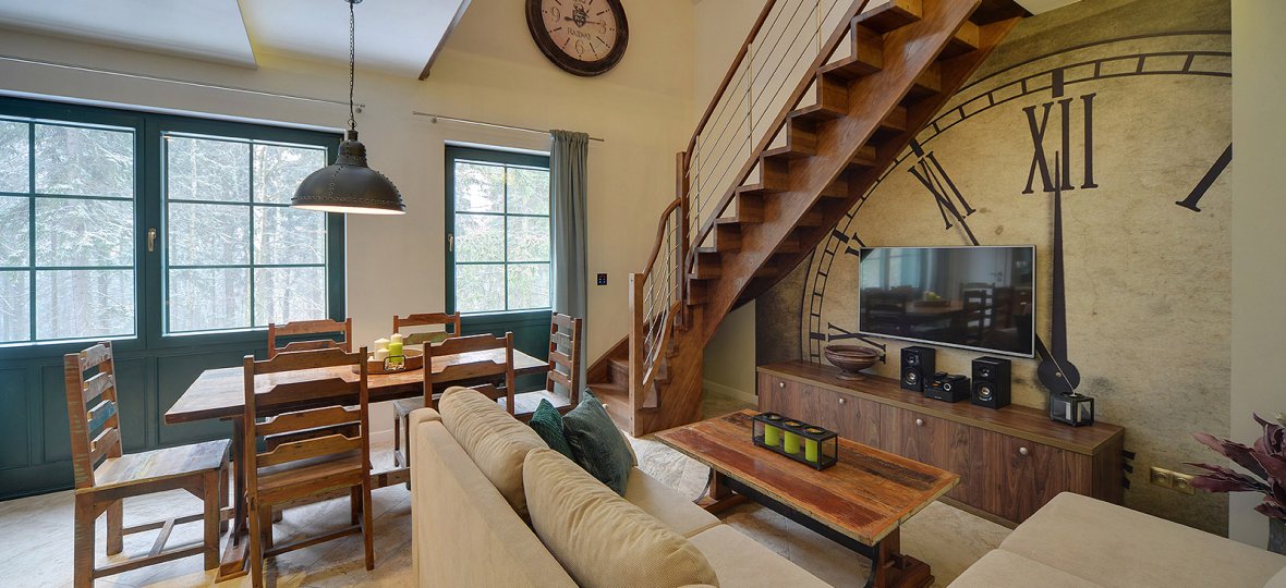 Prestige-Loft mit 2 Schlafzimmern, einer Galerie und einem Balkon