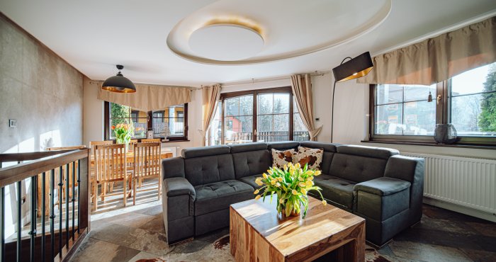 Grand Family Deluxe z 3 sypialniami i tarasem 