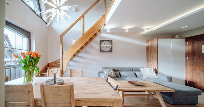 Grand Family Comfort Plus Apartament z 2 sypialniami i 2 salonami oraz balkonem