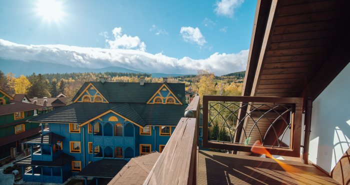 Penthouse Cristal mit 2 Schlafzimmern und Balkon