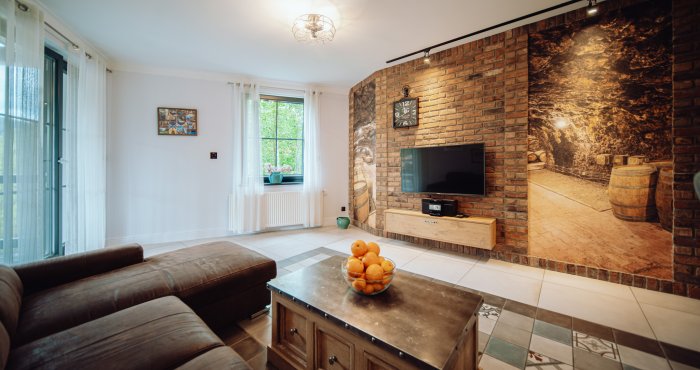 Grand Plus Apartament z 2 sypialniami oraz balkonem