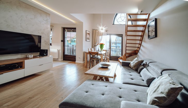 Grand Family Comfort Plus Apartament z 3 sypialniami i salonem oraz balkonem