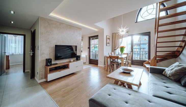 Grand Family Comfort Plus Apartament z 2 sypialniami i 2 salonami oraz balkonem
