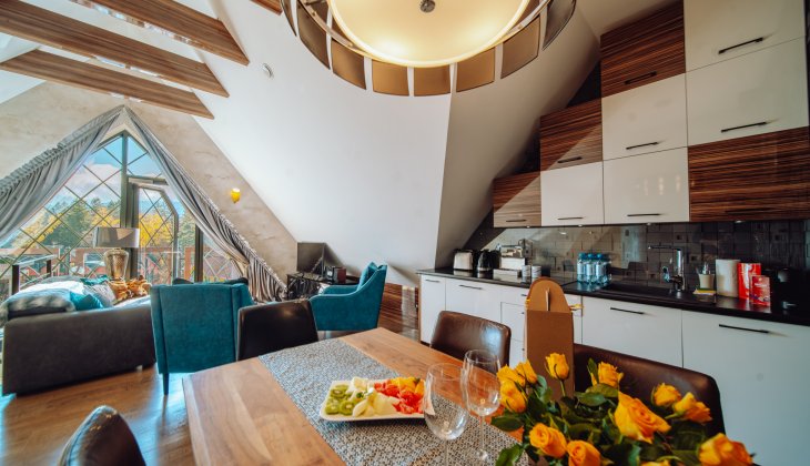 Penthouse Cristal z 2 sypialniami i balkonem