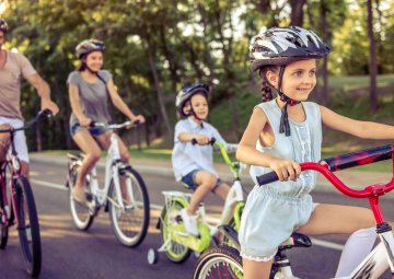 Bicycles and running