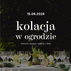 Kolacja w ogrodzie 