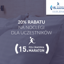 20% rabatu dla uczestników Cracovia Maraton
