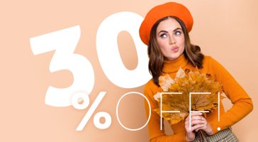Hösterbjudande 30% RABATT