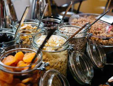 Außergewöhnliches Frühstücksbüfett