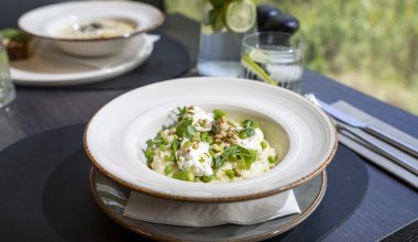 Gr&ouml;n risotto med sparris