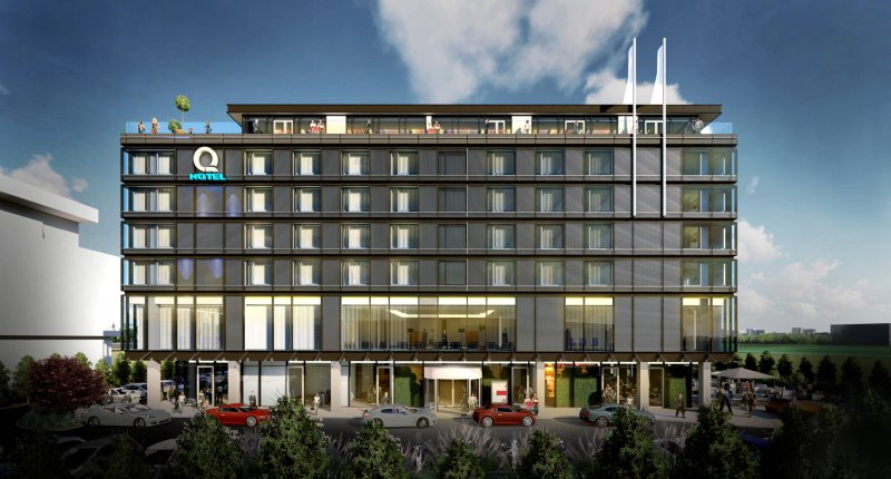 Q Hotel na Bielanach Wrocławskich - Wizualizacje Obiektu