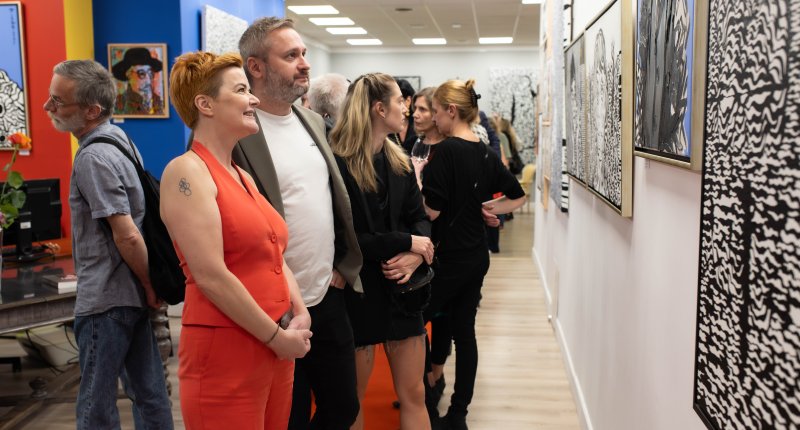 Wernisaż Andrzeja Fogtta inauguracją współpracy Q Hotel z Zofia Weiss Gallery