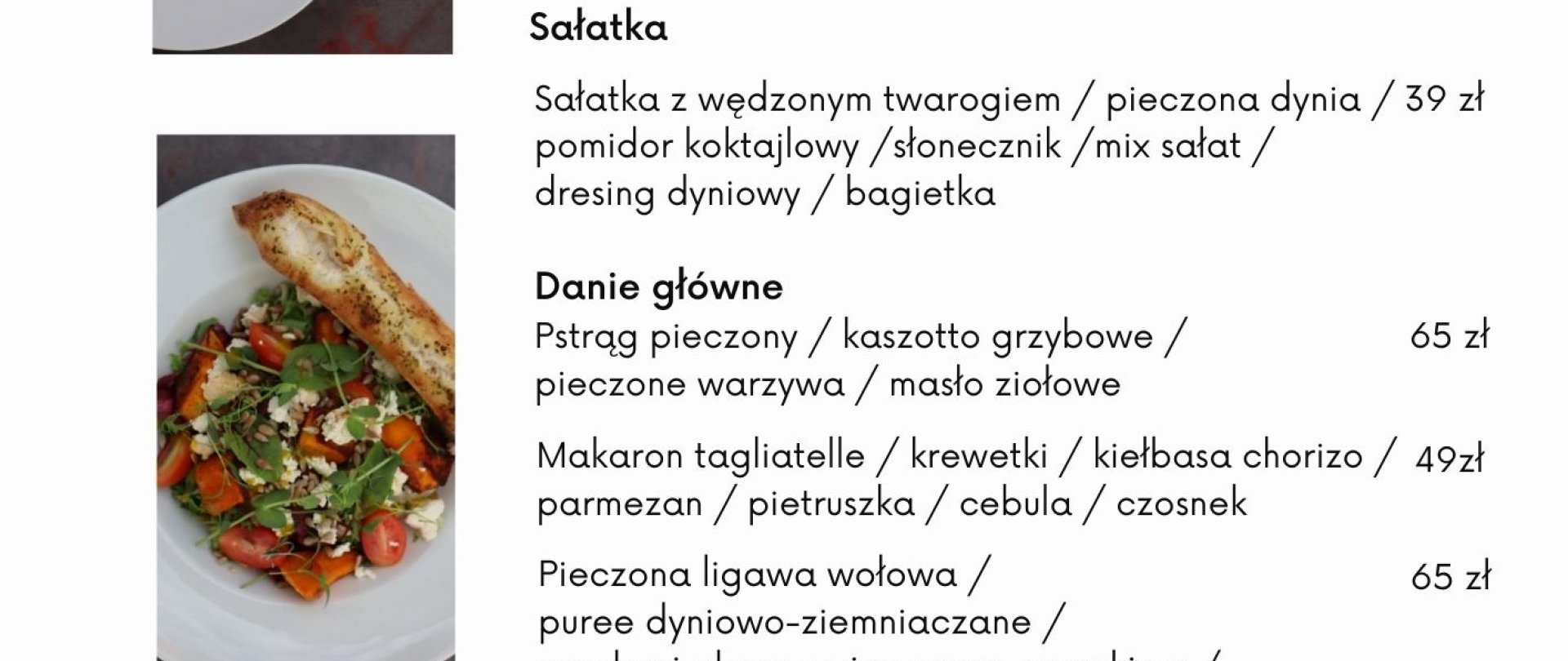 Menu sezonowe