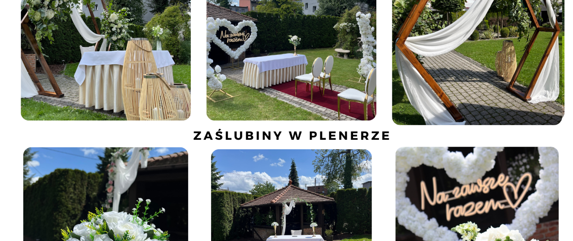 Zaślubiny w ogrodzie