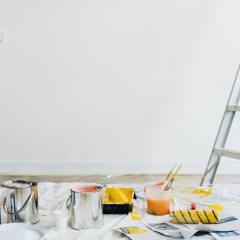 Prace remontowe - hol recepcji