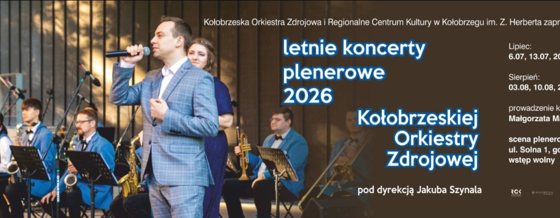 6.07-31.08 Poczuj magię ponadczasowej muzyki z Kołobrzeską Orkiestrą Zdrojową!