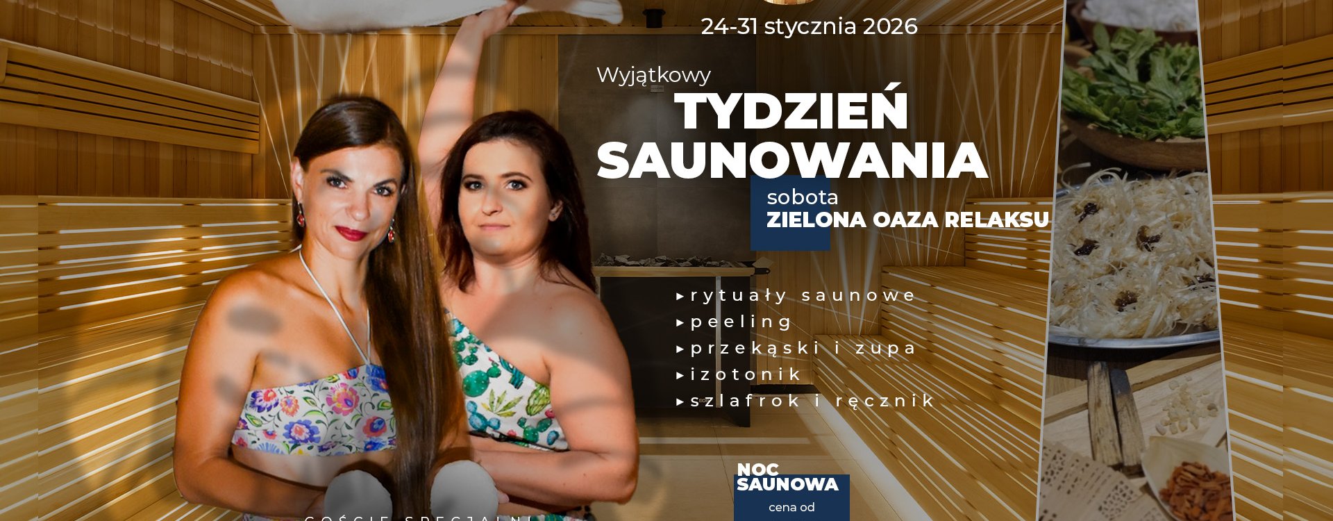 31.01. Sauna Night with Two Guest Sauna Masters